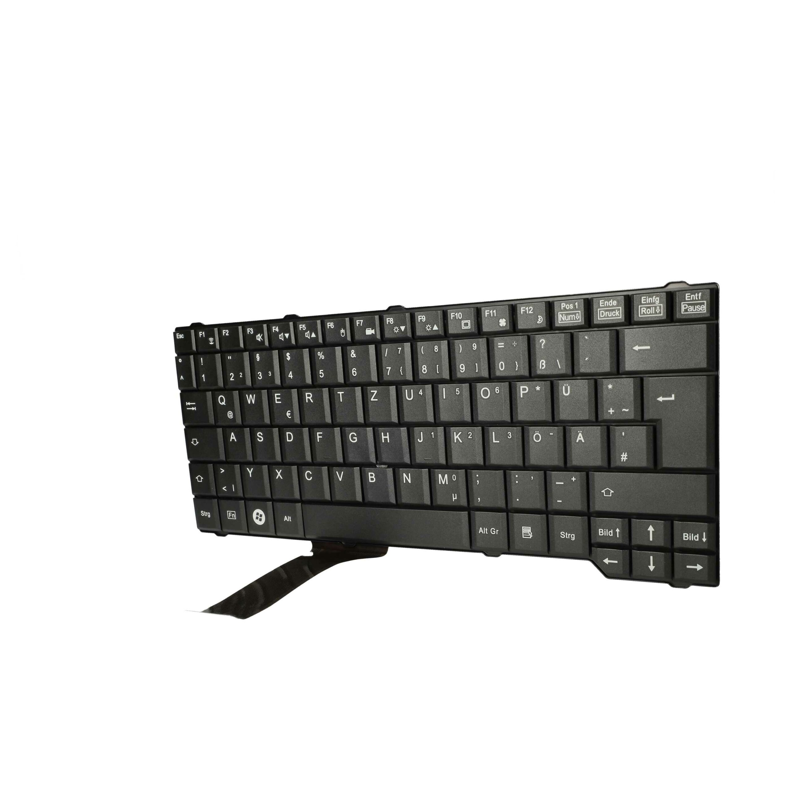 Teclado QWERTZ para Portátil Fujitsu-Siemens Amilo / Esprimo - vhbw