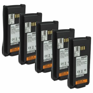 Pack 5x Baterias vhbw para Rádio Hytera / HYT PD700, PD780 (2000 mAh, 7.4 V)