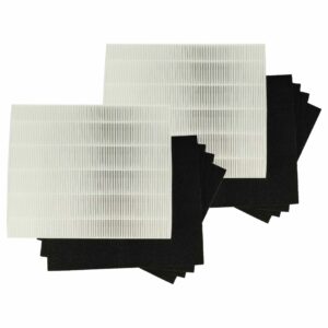 Conjunto de 10 Filtros vhbw para Purificador de Ar Winix P150 - HEPA e Carvão Ativado