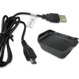 Base de Carregamento vhbw para Samsung Gear 2 SM-R380 - 100 cm, com Cabo Micro USB
