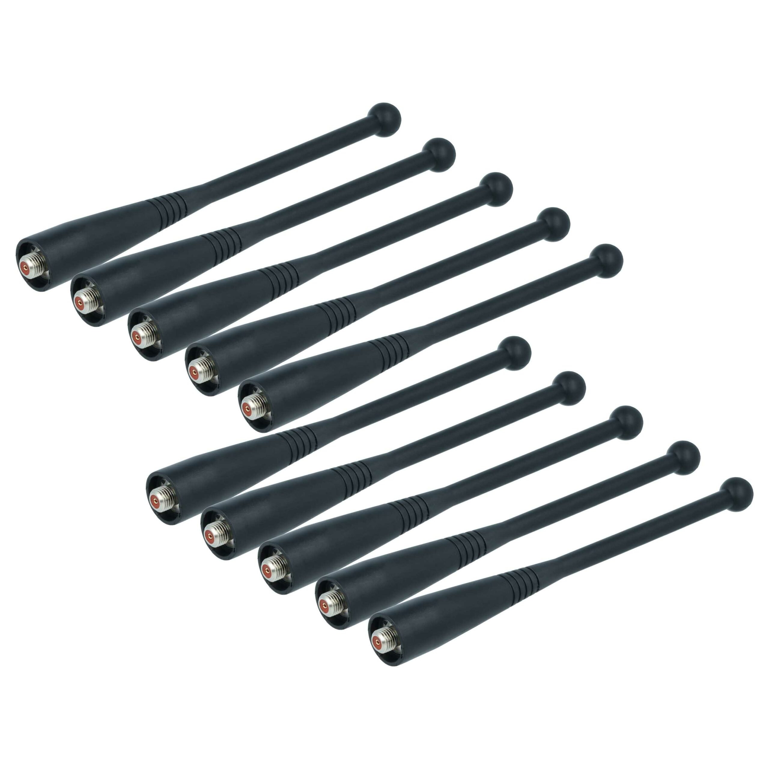 10x Antena vhbw para Rádio Motorola NAD6568, 8505644V03 - 13.5 cm