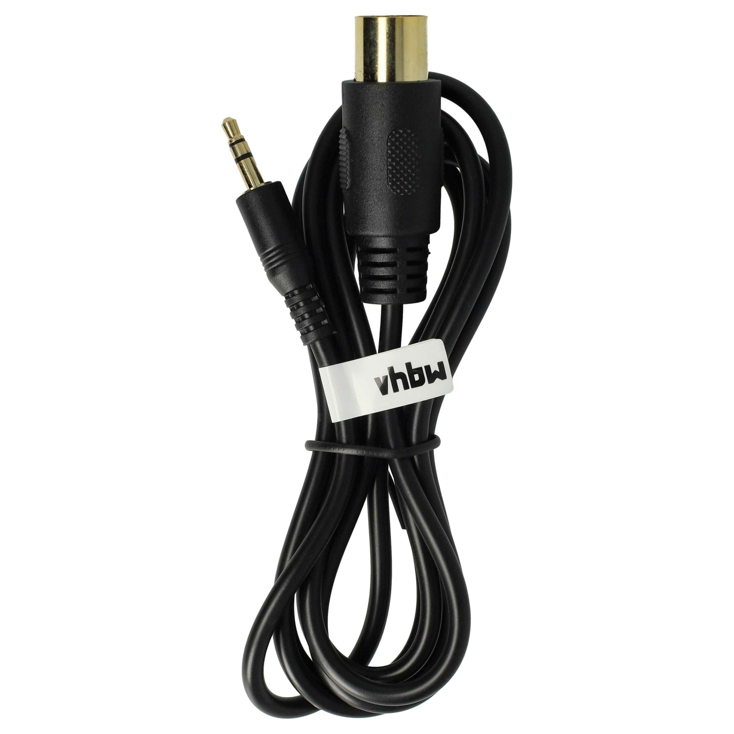 Cabo Adaptador Áudio AUX vhbw para Auto-rádio Kenwood CA-C1AX - 140cm - Image 4