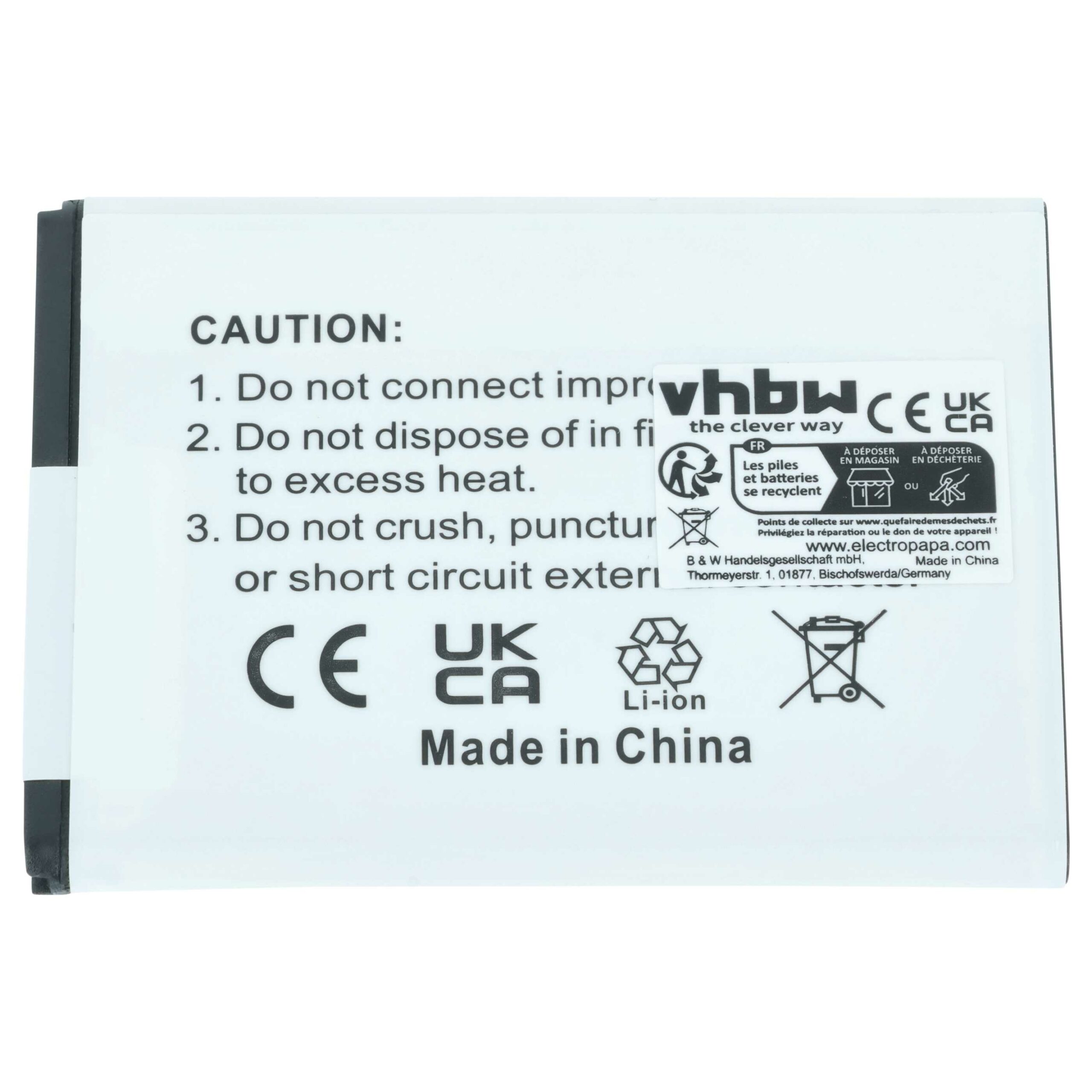 Bateria de Telemóvel vhbw substitui Samsung EB494358VU - 1350 mAh 3.7 V Li-Ion - Image 4