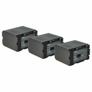 Baterias para Câmara vhbw 3x DZ-BP16, DZ-BP28 - 3200 mAh 7.2 V Li-Ion