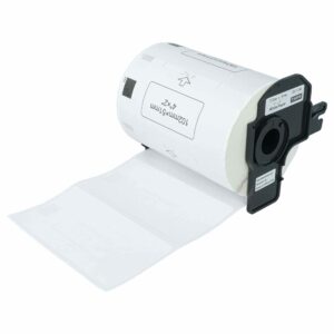 Rolo de Etiquetas vhbw substitui Brother DK-11240 102 mm x 51 mm com Suporte