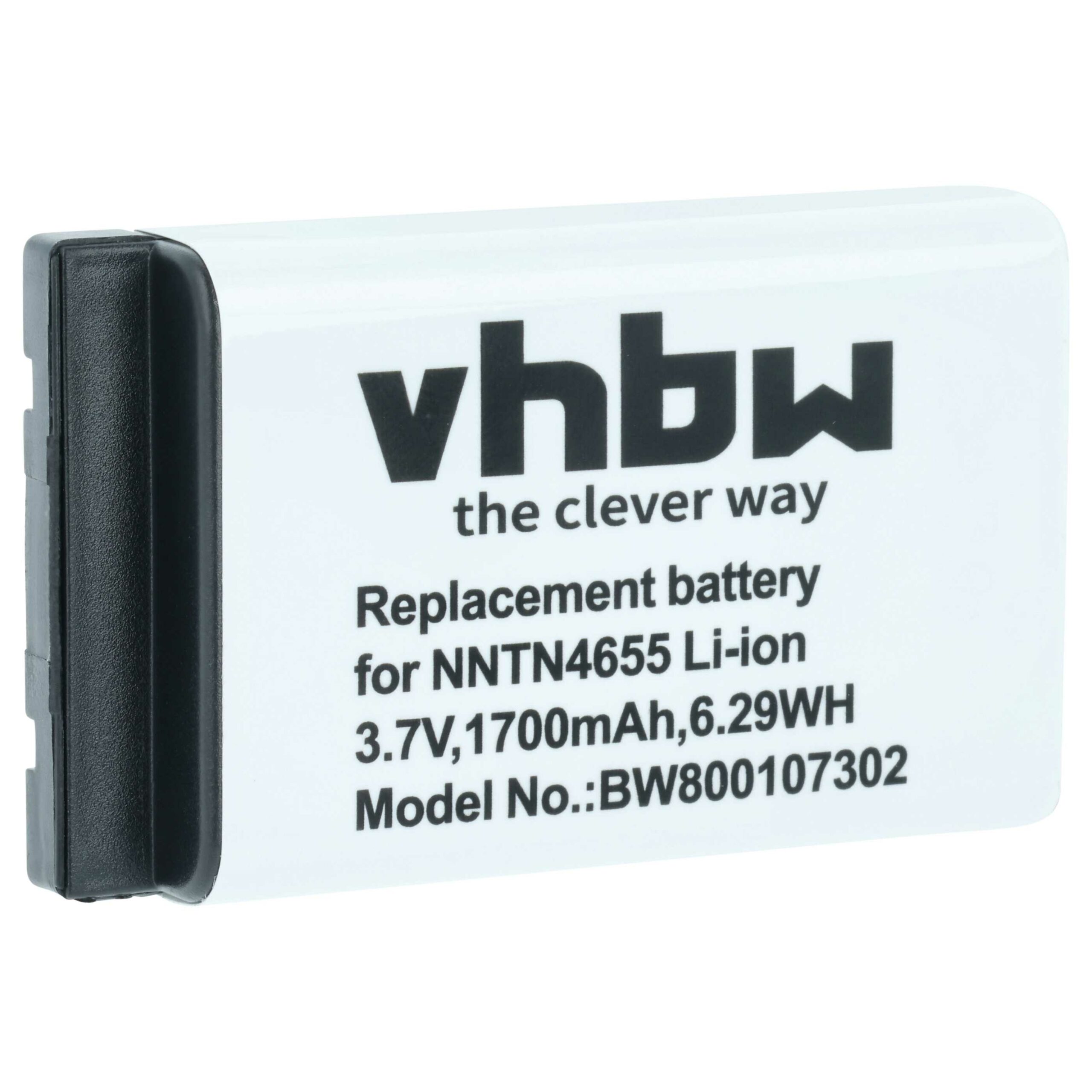Bateria vhbw para rádio Motorola NNTN6922A, NNTN4655, SNN5705C - 1700 mAh 3.7 V Li-Ion
