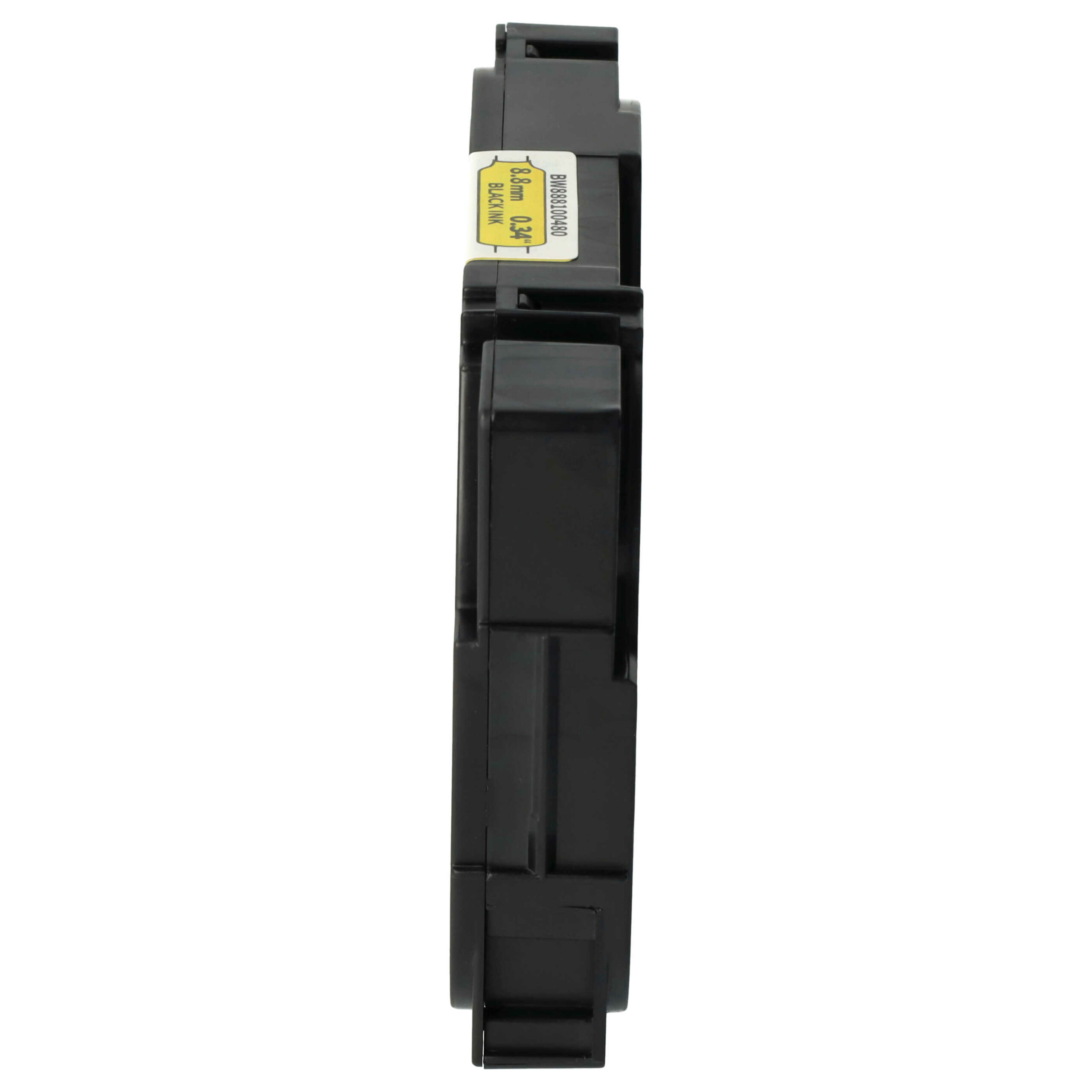 Fita termo retrátil vhbw substitui Brother HSe-621, HSe621 8.8 mm Preto sobre Amarelo - Image 3