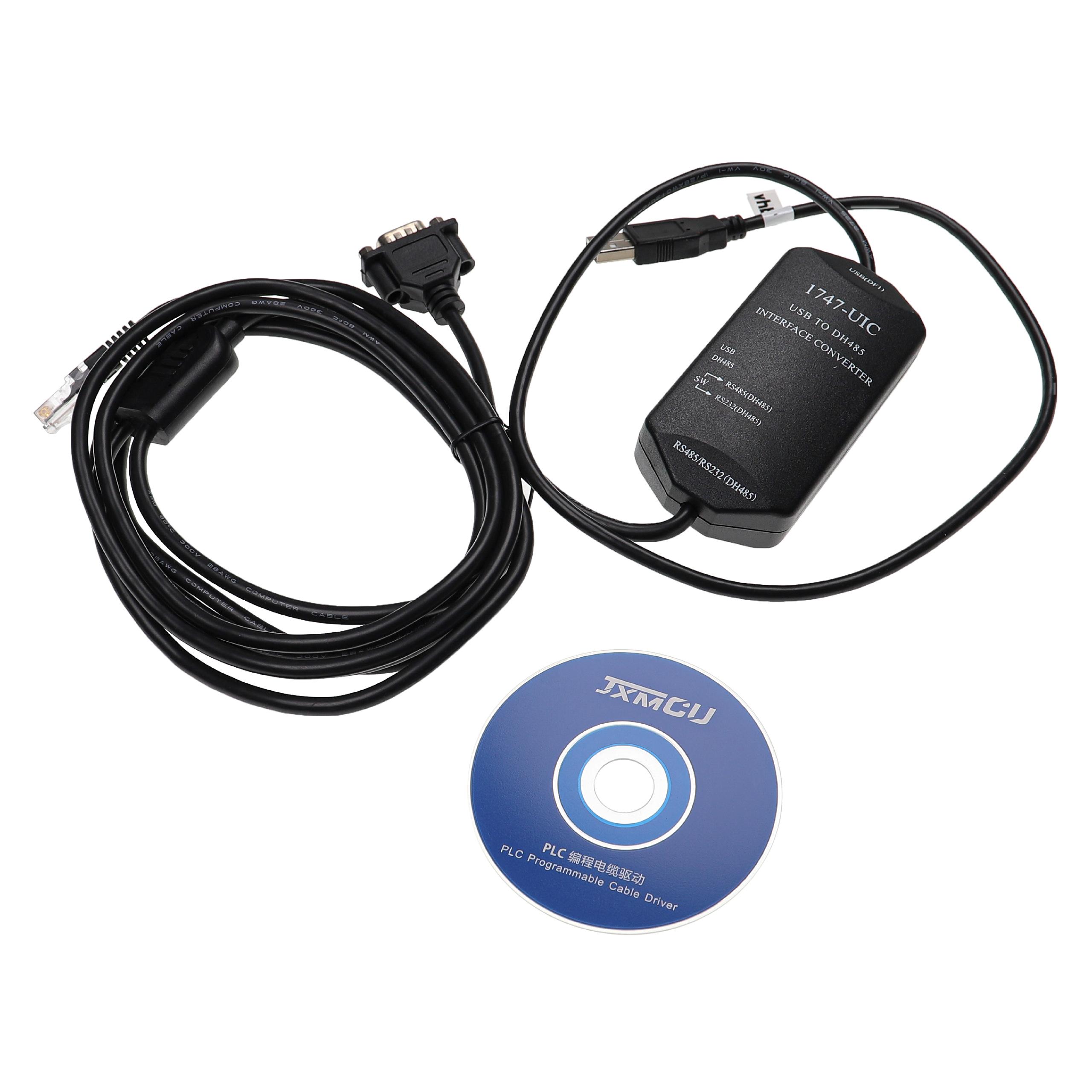 Cabo de Programação RS-232 vhbw para ABSLC5/01/02/03/05 - 300cm