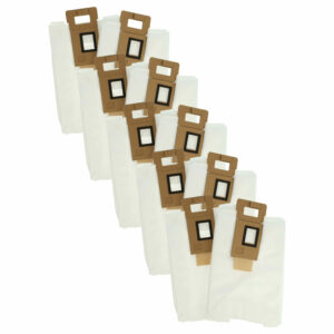 10x Sacos para Aspirador vhbw em Microfibra para Roborock S7, S7 Plus, T7S, T7S Plus