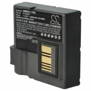 Bateria vhbw para impressora Zebra QLN420, ZQ630 - 4400 mAh 7.4 V