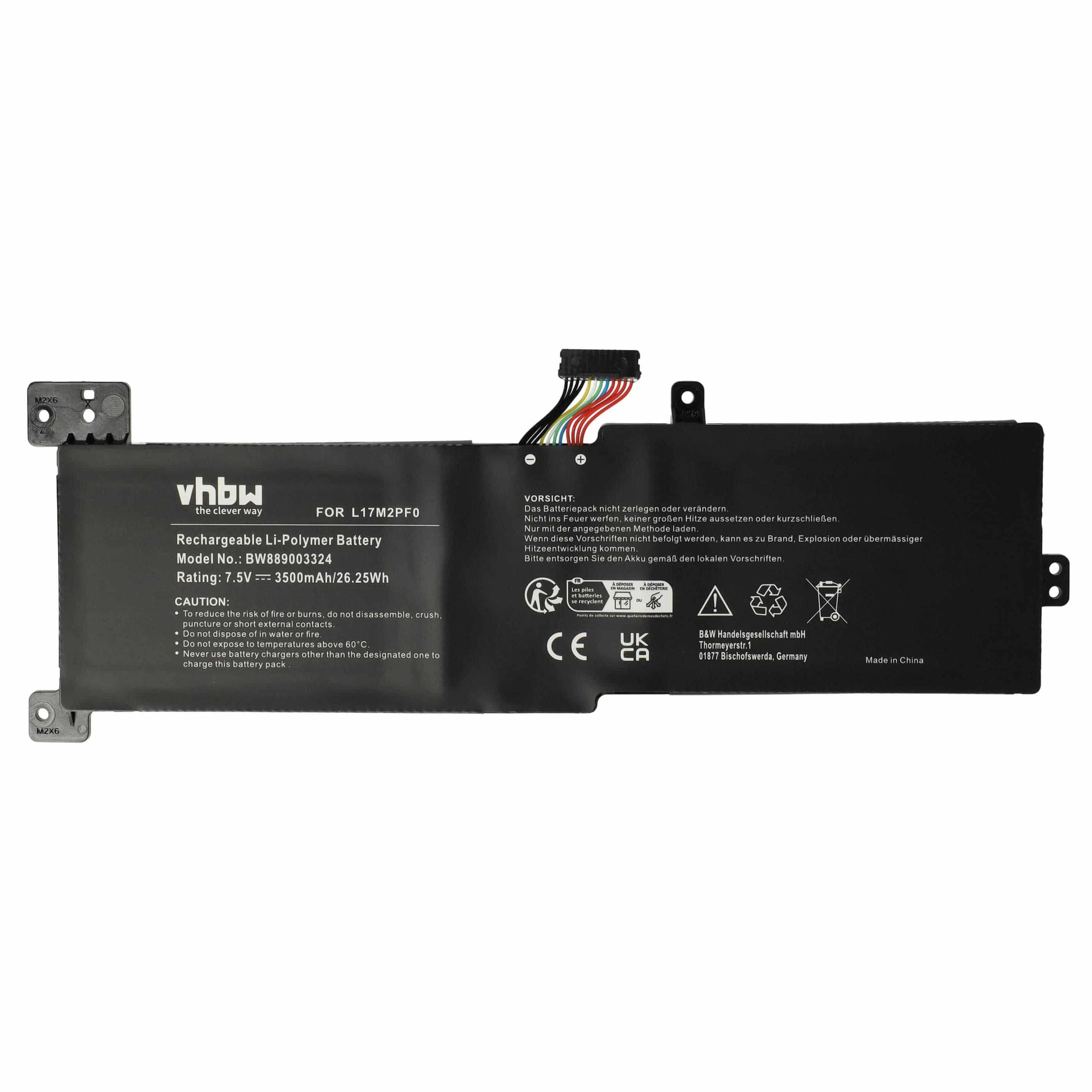Bateria para Portátil vhbw para Lenovo IdeaPad 330, 330-15ARR - 3500 mAh, 7.5 V - Image 3