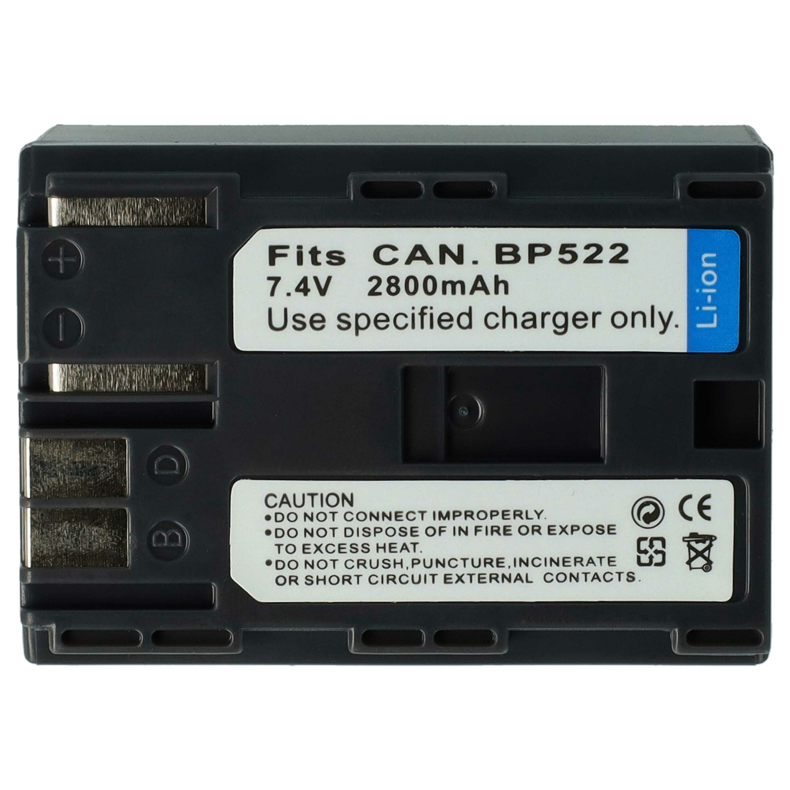 Bateria vhbw para Câmara Canon (2800 mAh, 7.2 V, 2x) - Image 3