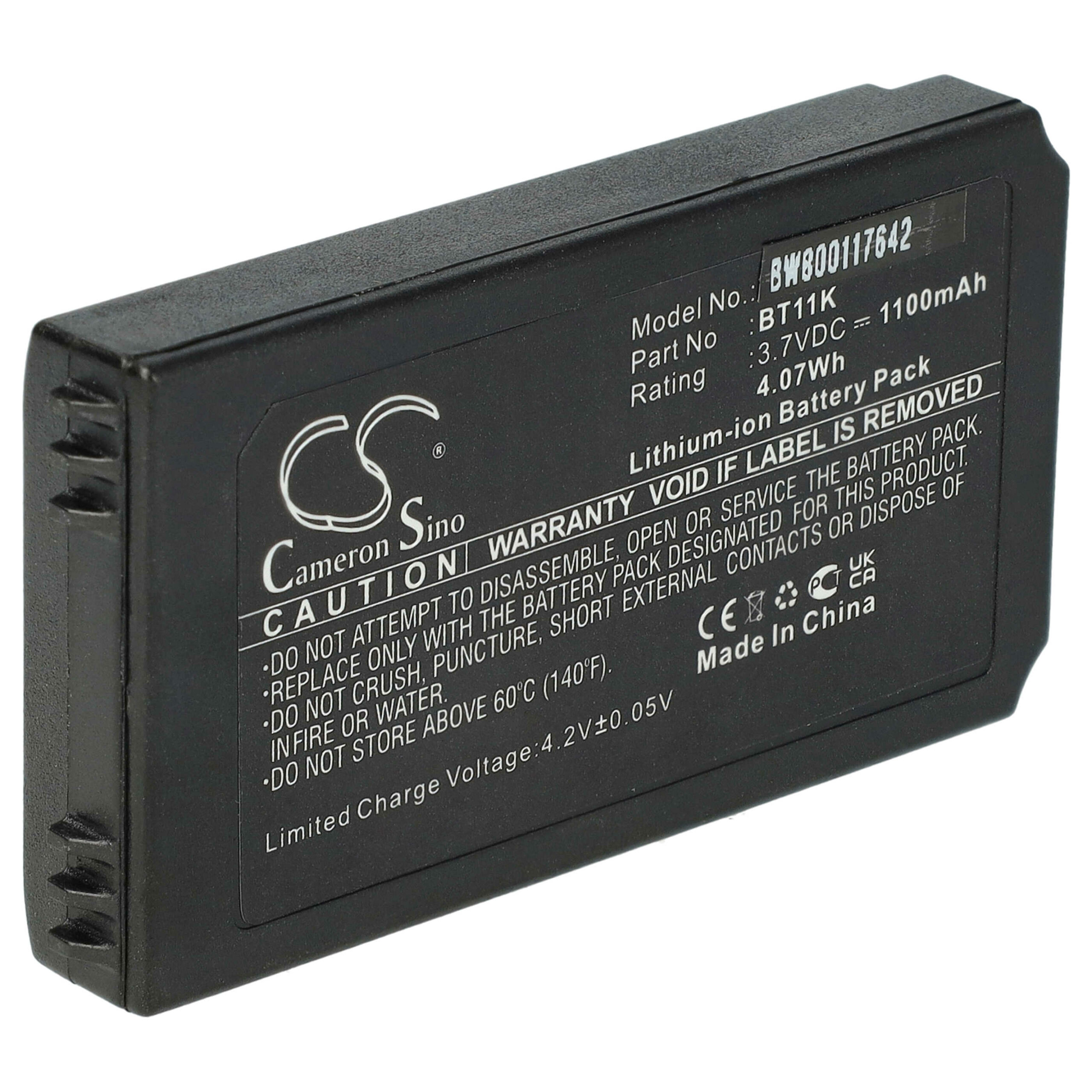 Bateria vhbw para Controlo Remoto Danfoss BT11K / Ikusi BT11K - 1100 mAh - Image 3
