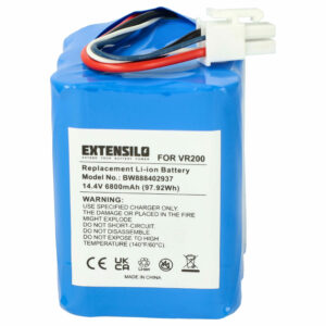 Bateria EXTENSILO Li-Ion 6800mAh 14.4V para Vorwerk VR200