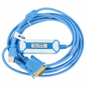 Cabo de programação PLC vhbw para Siemens Simatic S7-200, USB para RS-232, 3m
