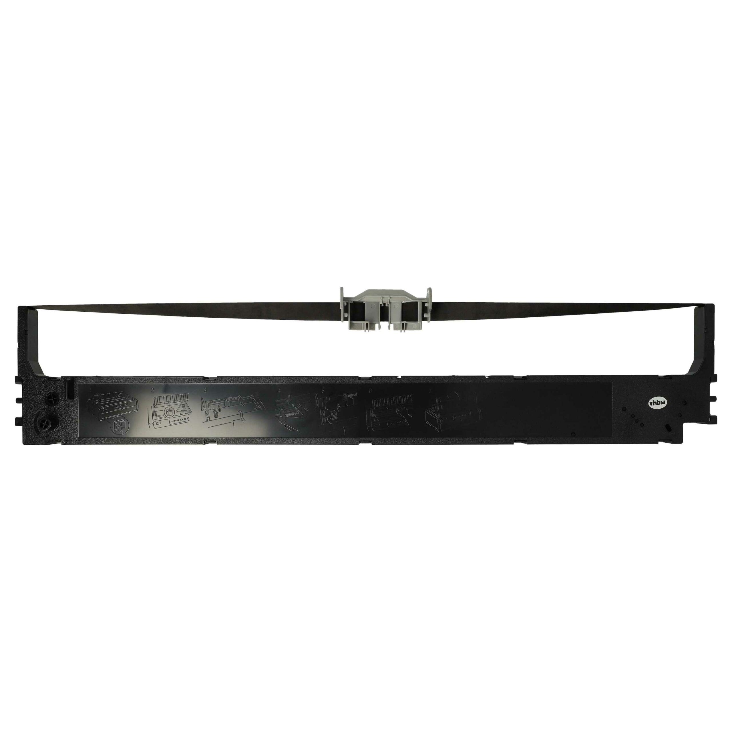 10x Fita de Tinta vhbw substitui OKI 44173406 para Impressora de Matriz de Pontos - Preto - Image 2