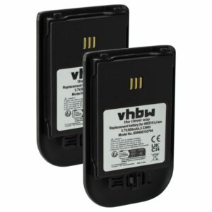 2x Bateria vhbw para telefone fixo Ericsson Alcatel 900 mAh 3.7 V Li-Ion