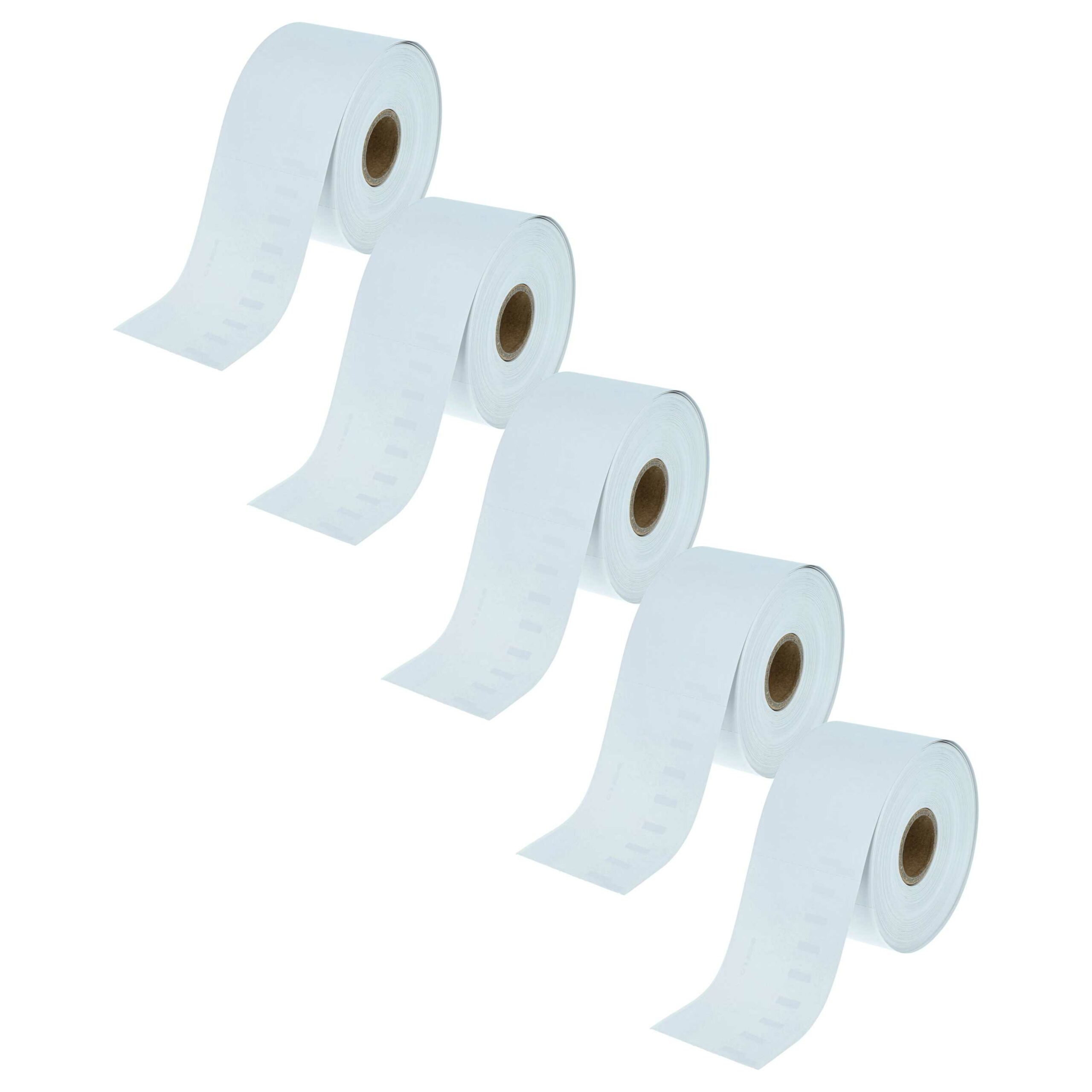 5x Rolos de Etiquetas vhbw para Dymo S0929100 - 51 mm x 89 mm