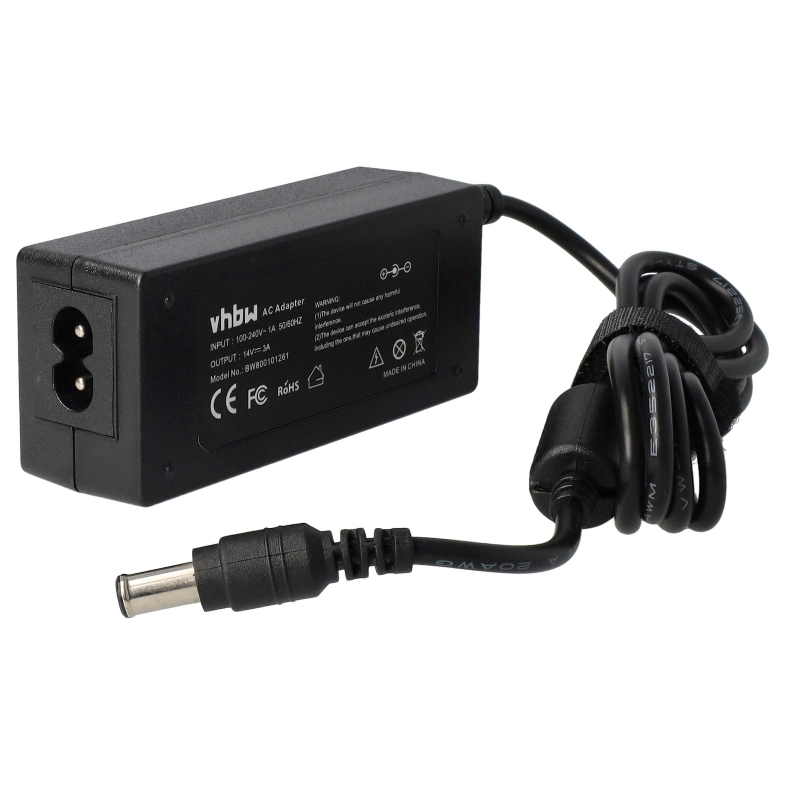 Carregador / Transformador vhbw para Portátil Samsung AD-3014, 14030GPCN, A3014VE — 42 W, 200 cm - Image 3
