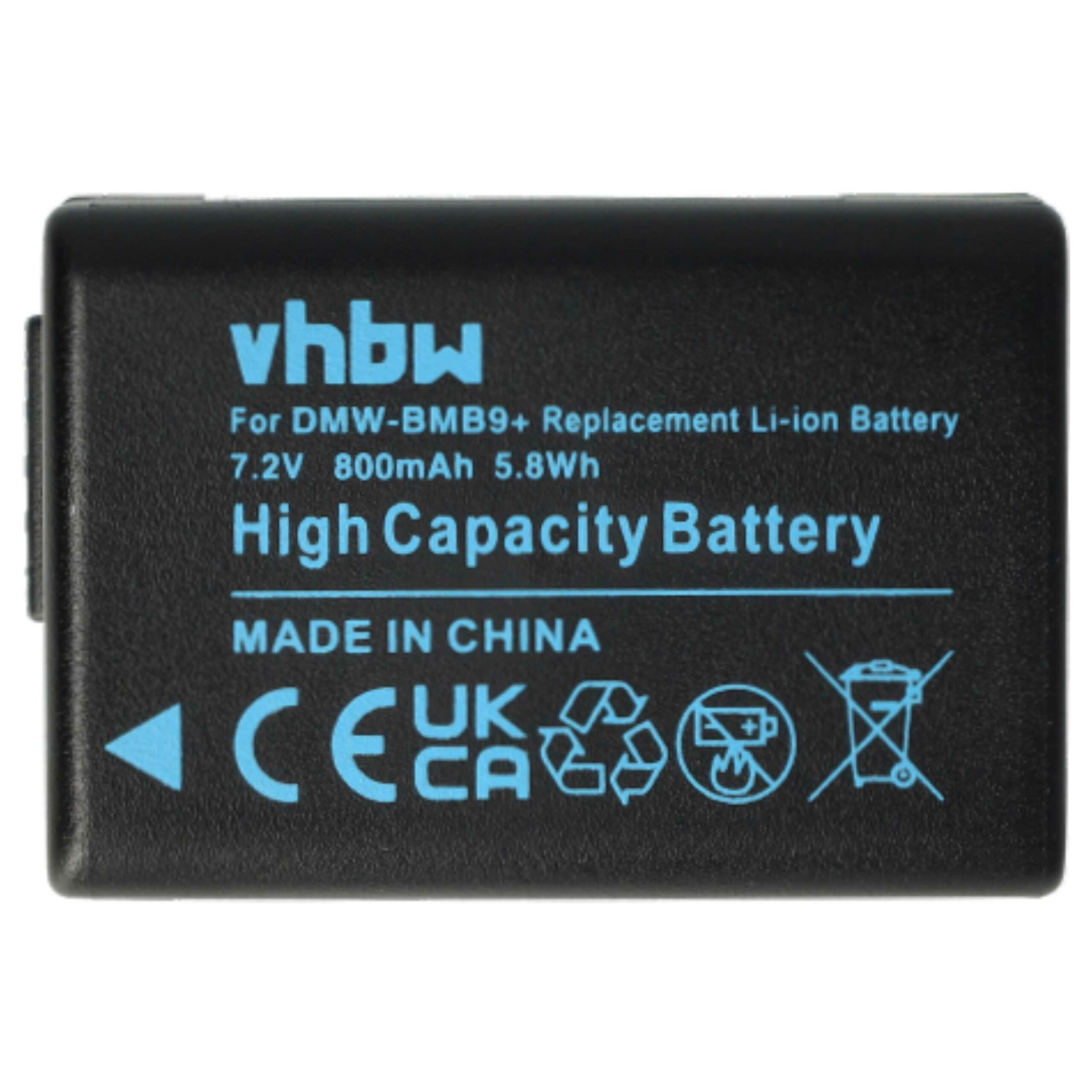 3x Bateria vhbw para Leica BP-DC9 / Panasonic DMW-BMB9E - 800mAh, 7.2V - Image 3
