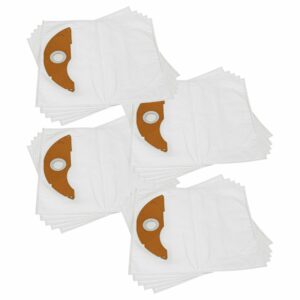 20x Sacos para Aspirador vhbw em Microfibra para Starmix eCRAFT 1422, APL-1422, PL-1422 (22 L)