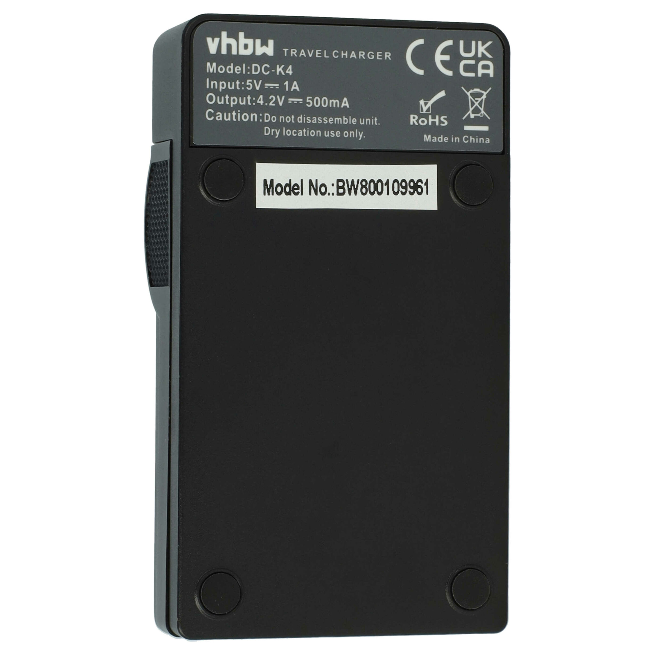 Carregador de Bateria USB-C vhbw + Cabo para JVC, Casio EX-TR100 - 0.5 A - Image 4