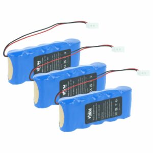 Baterias vhbw para Automatismo de Portões Bosch Rollfix (3x, 6 V, 3 Ah, NiMH)