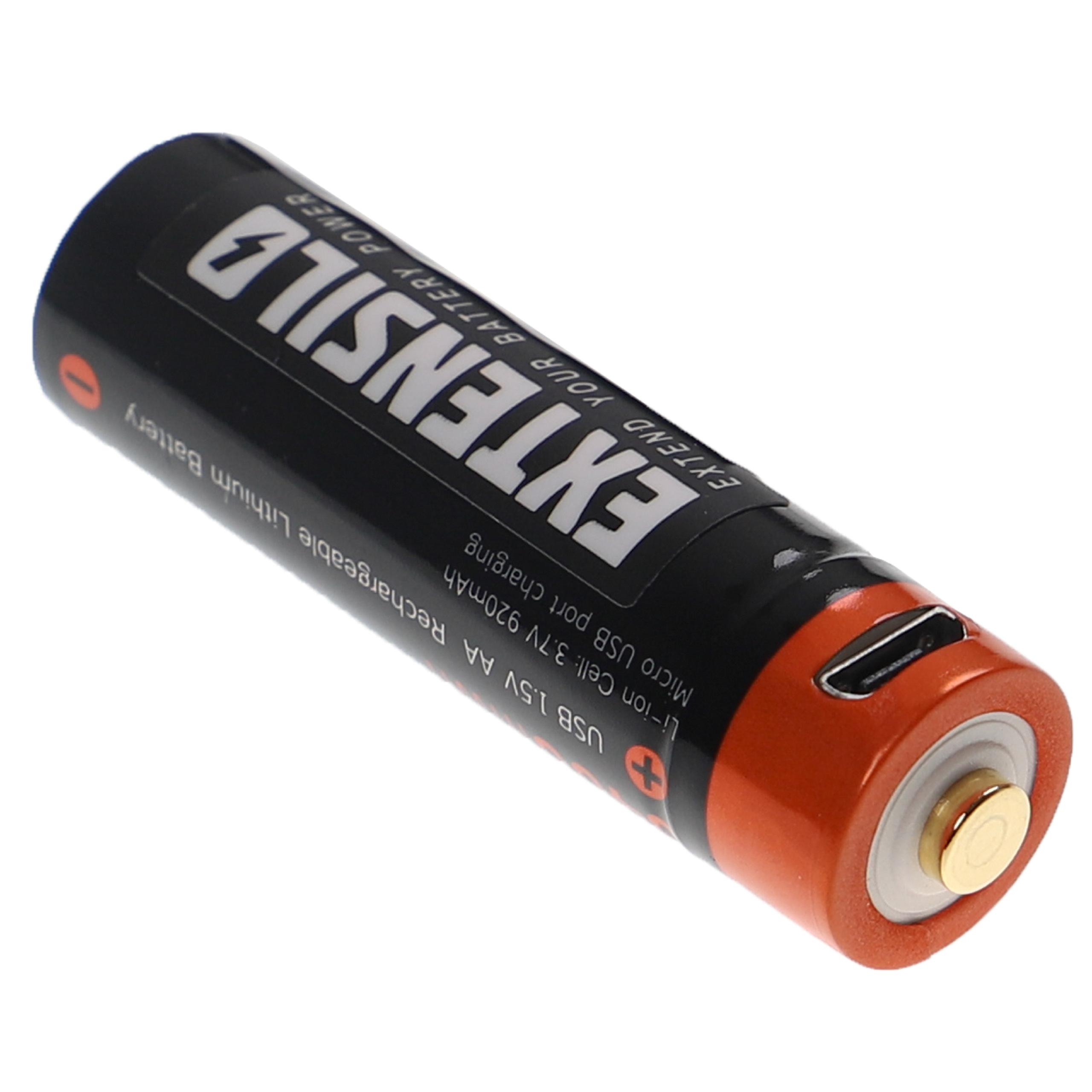 Bateria Recarregável Extensilo AAA Micro USB (920 mAh, 1.5 V, iões de lítio, 3 unidades) - Image 3