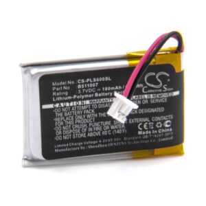 Bateria vhbw para auscultadores sem fios Plantronics CS60 - 180 mAh 3.7 V Li-Polímero