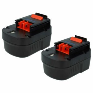 2x Baterias EXTENSILO NiMH 3300mAh 12V para Black & Decker A12, A1712