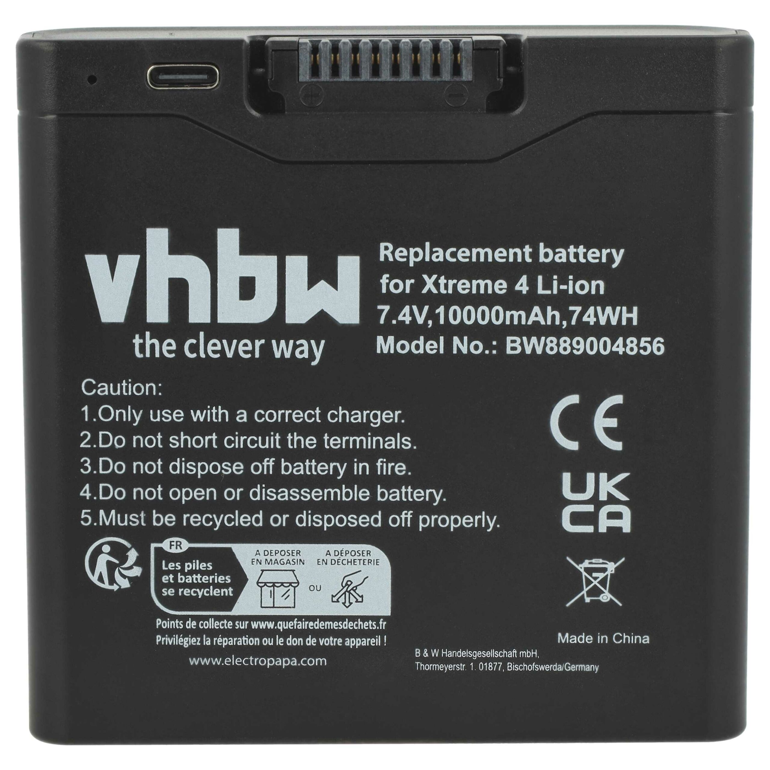 Bateria vhbw para coluna JBL PartyBox Club 320 / Stage 320 / Xtreme 4 - Li-Ion 10000 mAh - Image 2