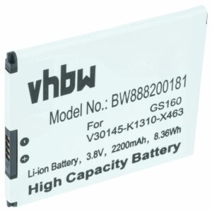 Bateria vhbw para Telemóvel Gigaset GS160, GS170 - 2200 mAh