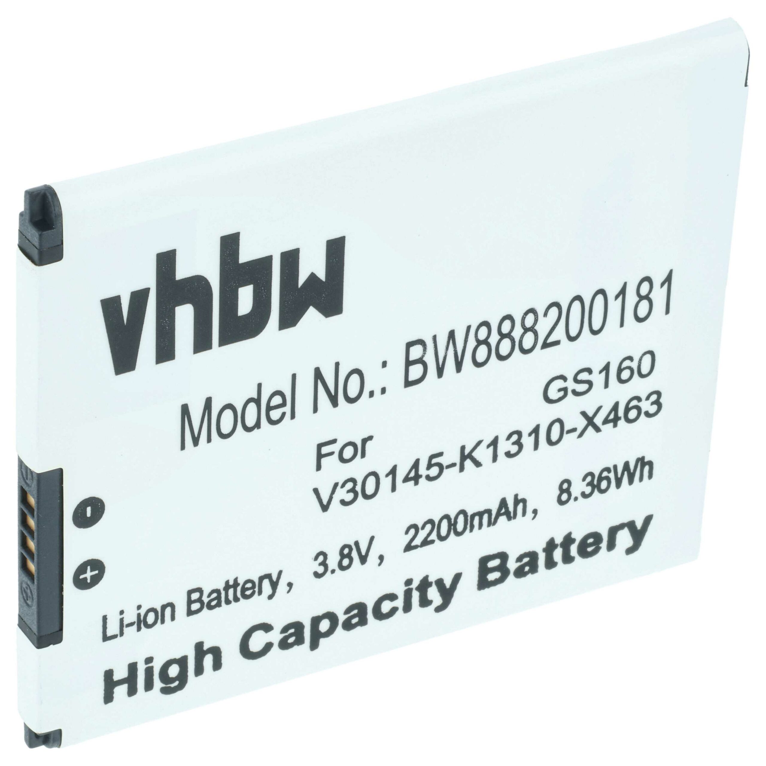 Bateria vhbw para Telemóvel Gigaset GS160, GS170 - 2200 mAh