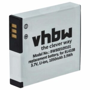Bateria vhbw para Rollei AC 410-420 / RL410B - 1000mAh, 3.7V, Li-Ion