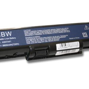 Bateria de Portátil vhbw para Acer AS07A51 / AS07A31 - 6600 mAh 11.1 V