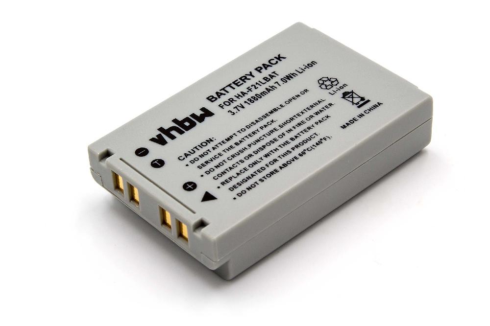 Bateria vhbw para leitor de códigos de barras Casio DT-X7 (1880 mAh, 3.7 V)