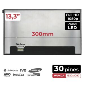 Ecrã LED 13.3" Full HD Mate para Portátil Dell Latitude 7380, 7390, E7380, E7390 - B133HAN04.6