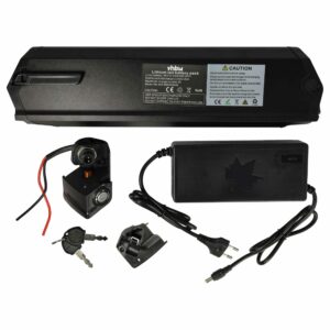 Bateria para E-Bike vhbw substitui DeHawk i5 - 10.4 Ah 48 V Li-Ion com carregador