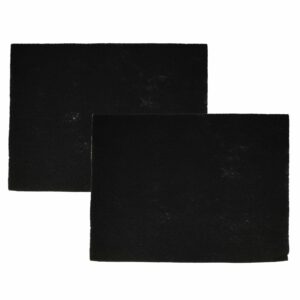 2x Filtro de carvão ativado vhbw para exaustor Respekta 0782200974, MI 150 K