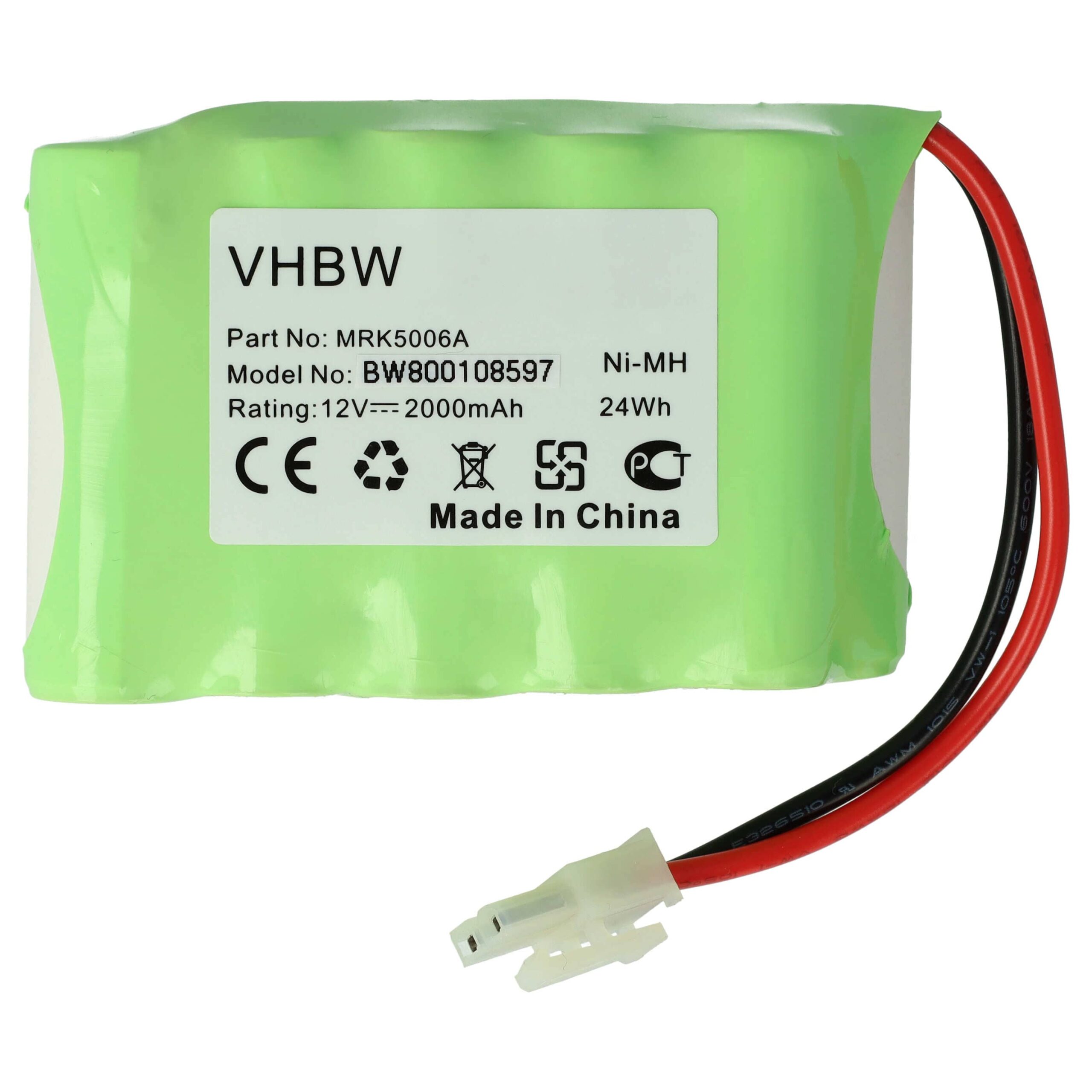 Bateria vhbw para Cub Cadet Lawnkeeper 600, Robomow RS612, RS630 - 2000 mAh 12 V NiMH - Image 3
