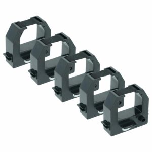 5x Fita de Tinta vhbw para Amano 60i, AS1000, BX-1500, BX-1600 - Preto