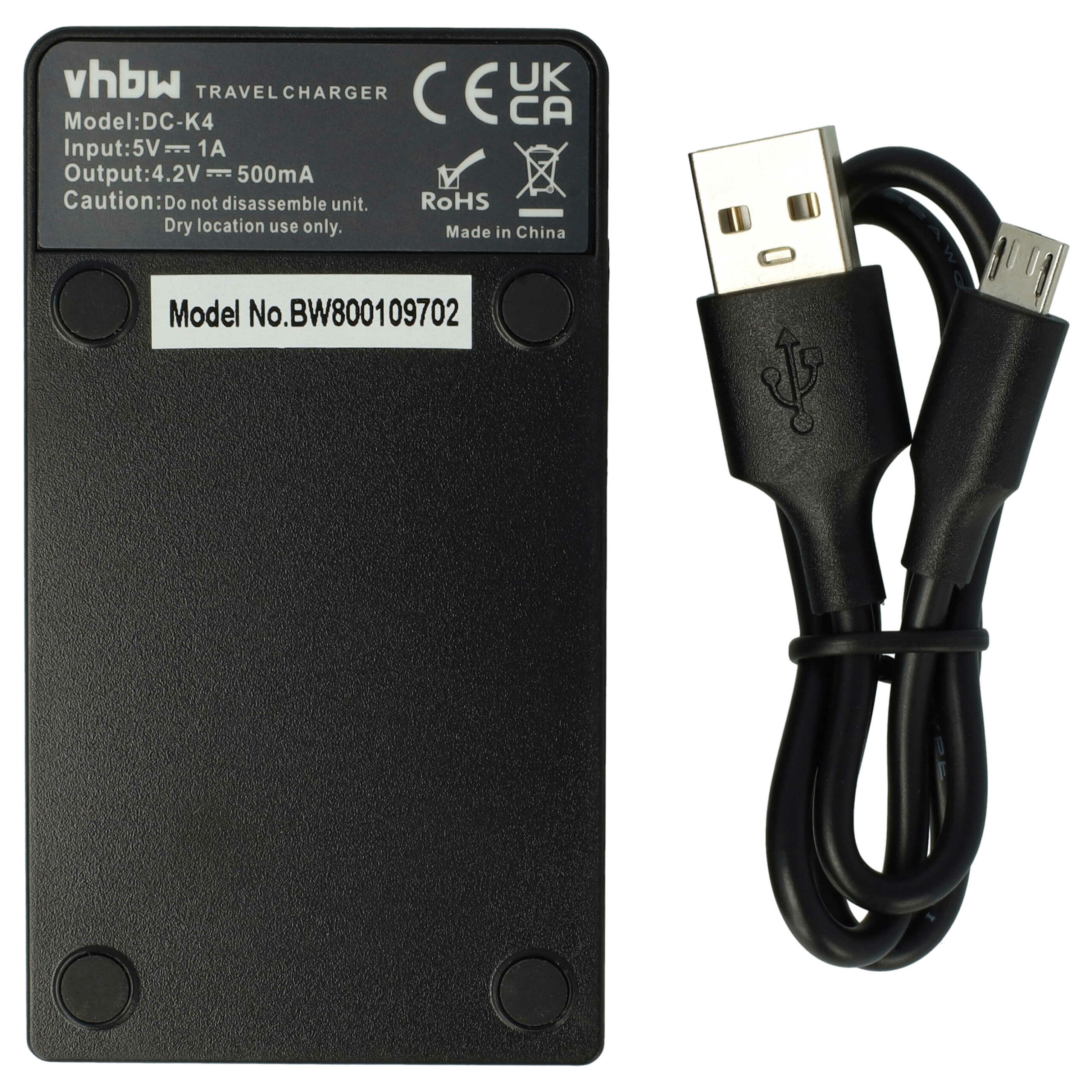 Carregador USB-C vhbw + Cabo para Câmara Canon Digital Ixy - Image 2