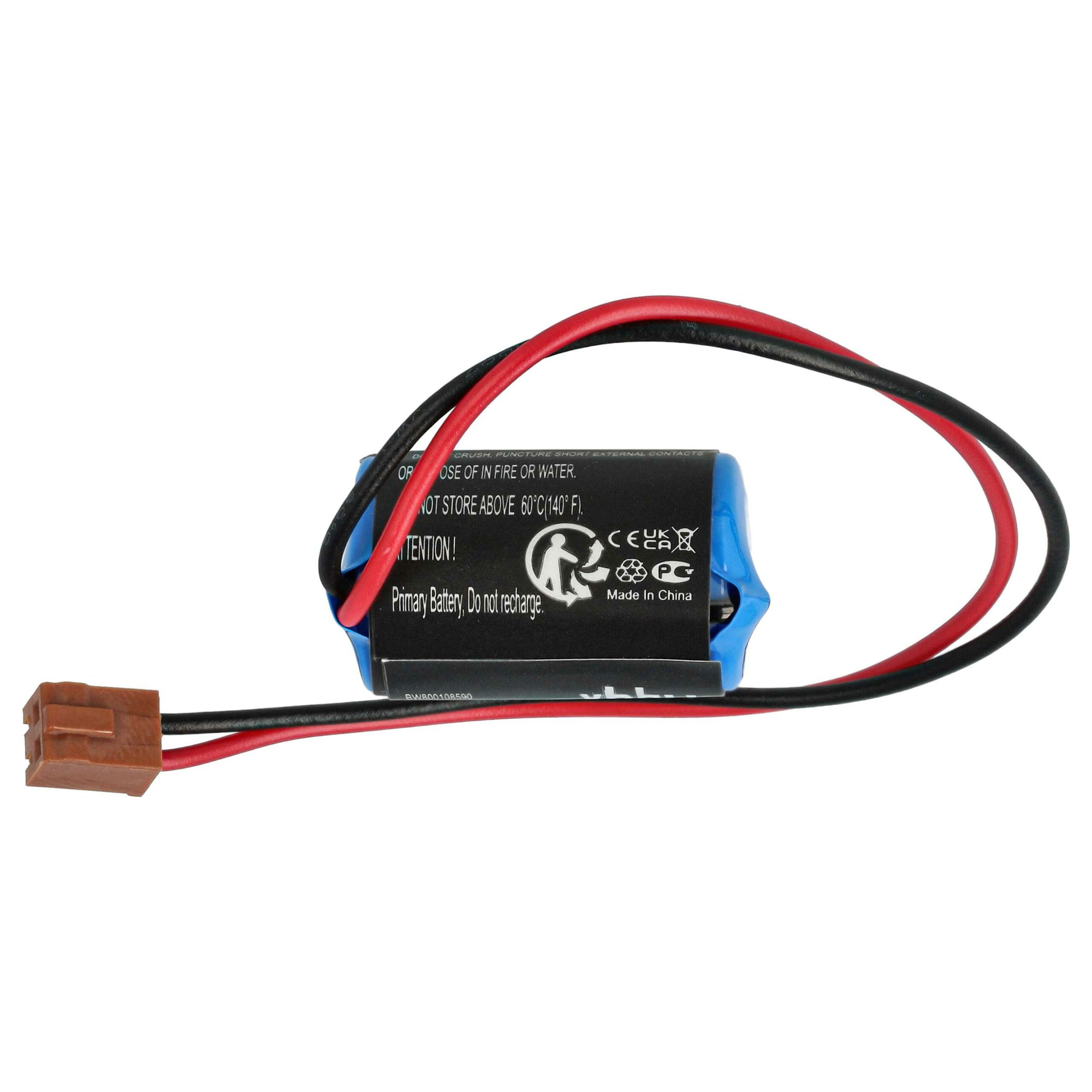 Bateria vhbw para Controlador CNC Omron CPM2A-BAT01 - 1000 mAh 3.6 V Li-Ion (2 unidades) - Image 4