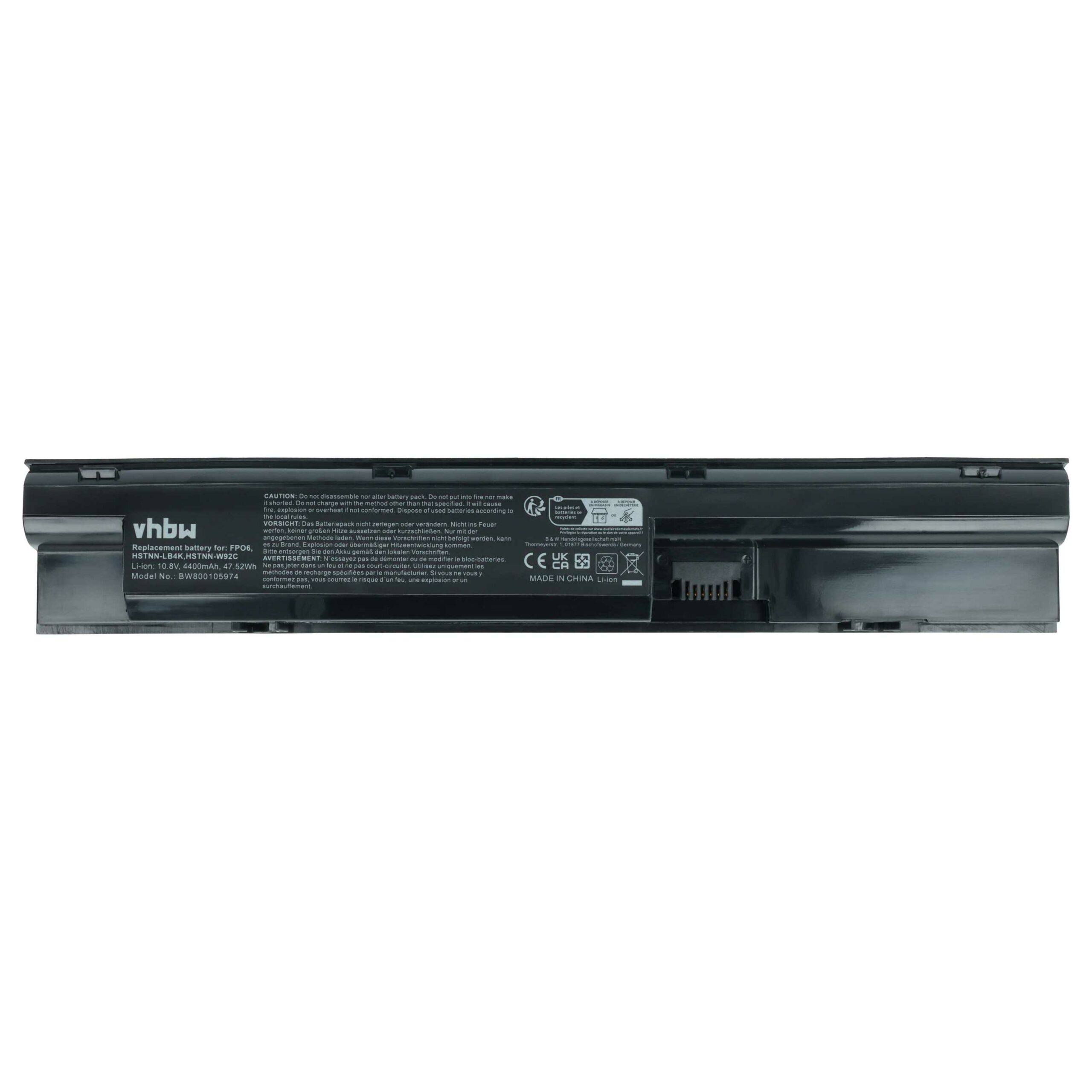 Bateria vhbw para portátil HP ProBook 440 450 470 G0 G1 - 4400 mAh 10.8 V - Image 3