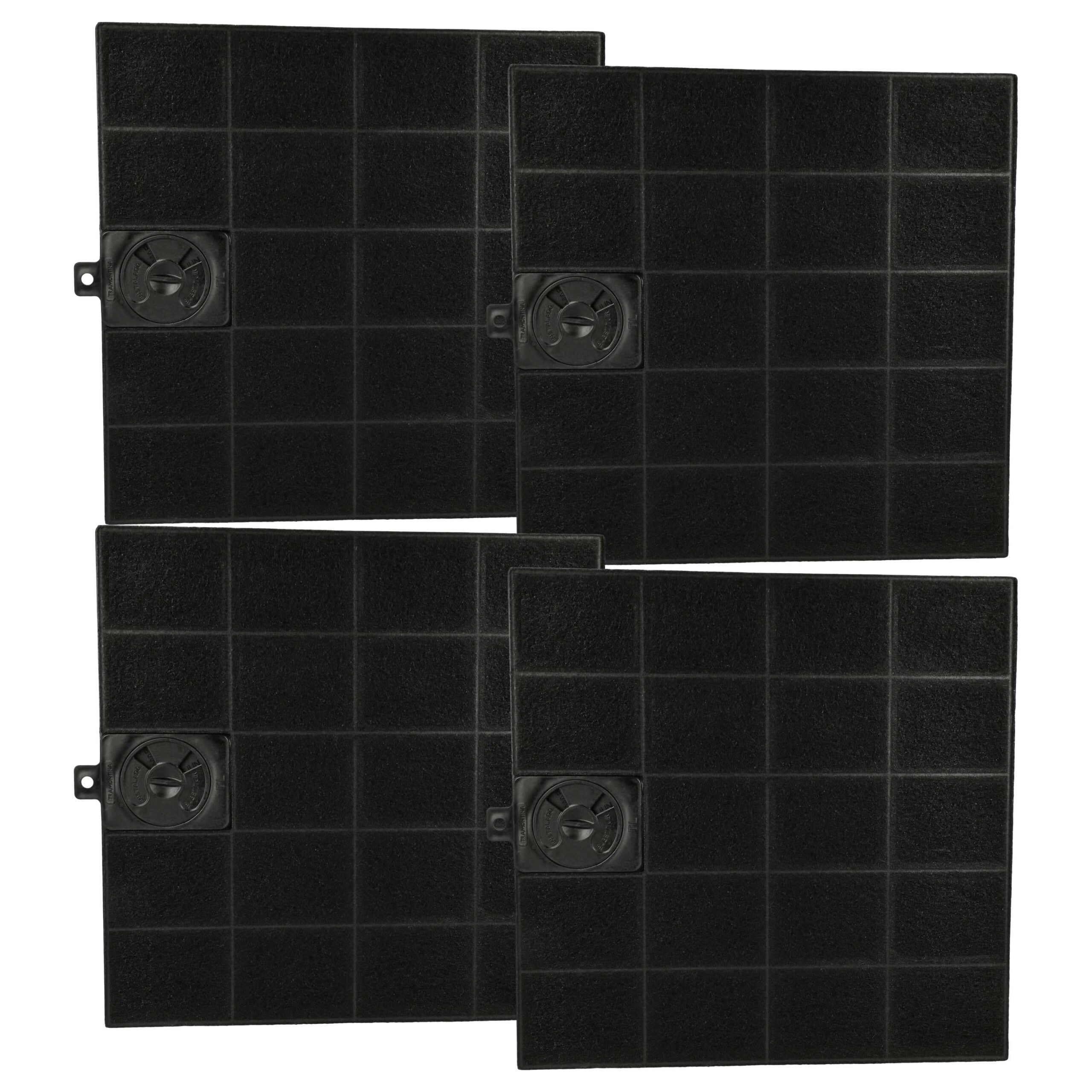 vhbw 4x Filtro de carvão ativado para exaustor Gorenje 315275