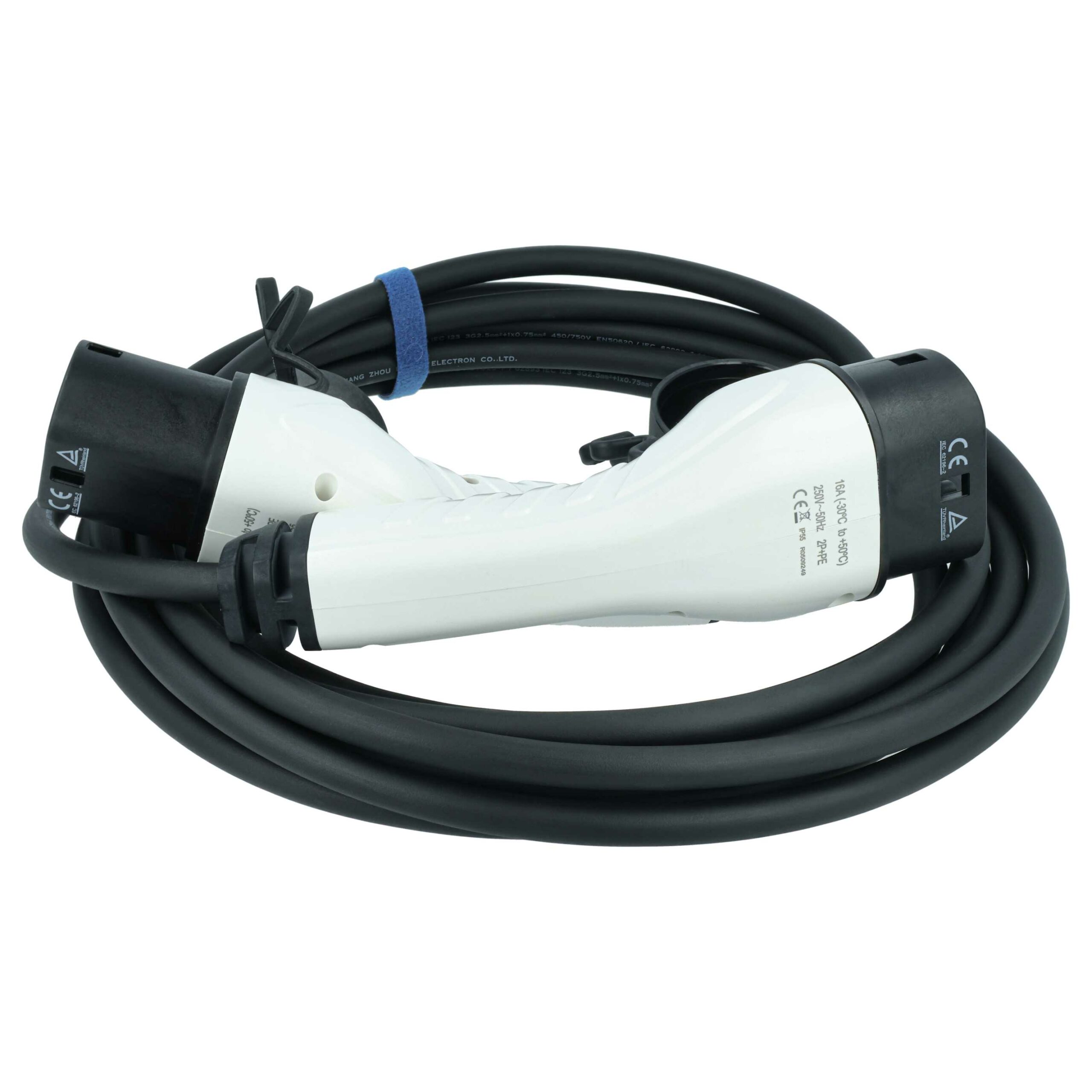 Cabo de Carregamento vhbw - Tipo 2 para Tipo 2, Monofásico, 16 A, 3.5 kW, 7 m - Image 3