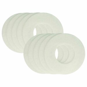10x Filtro de Ar vhbw para Balzer Ventilator (22,5 x 22,5 x 1,9 cm)