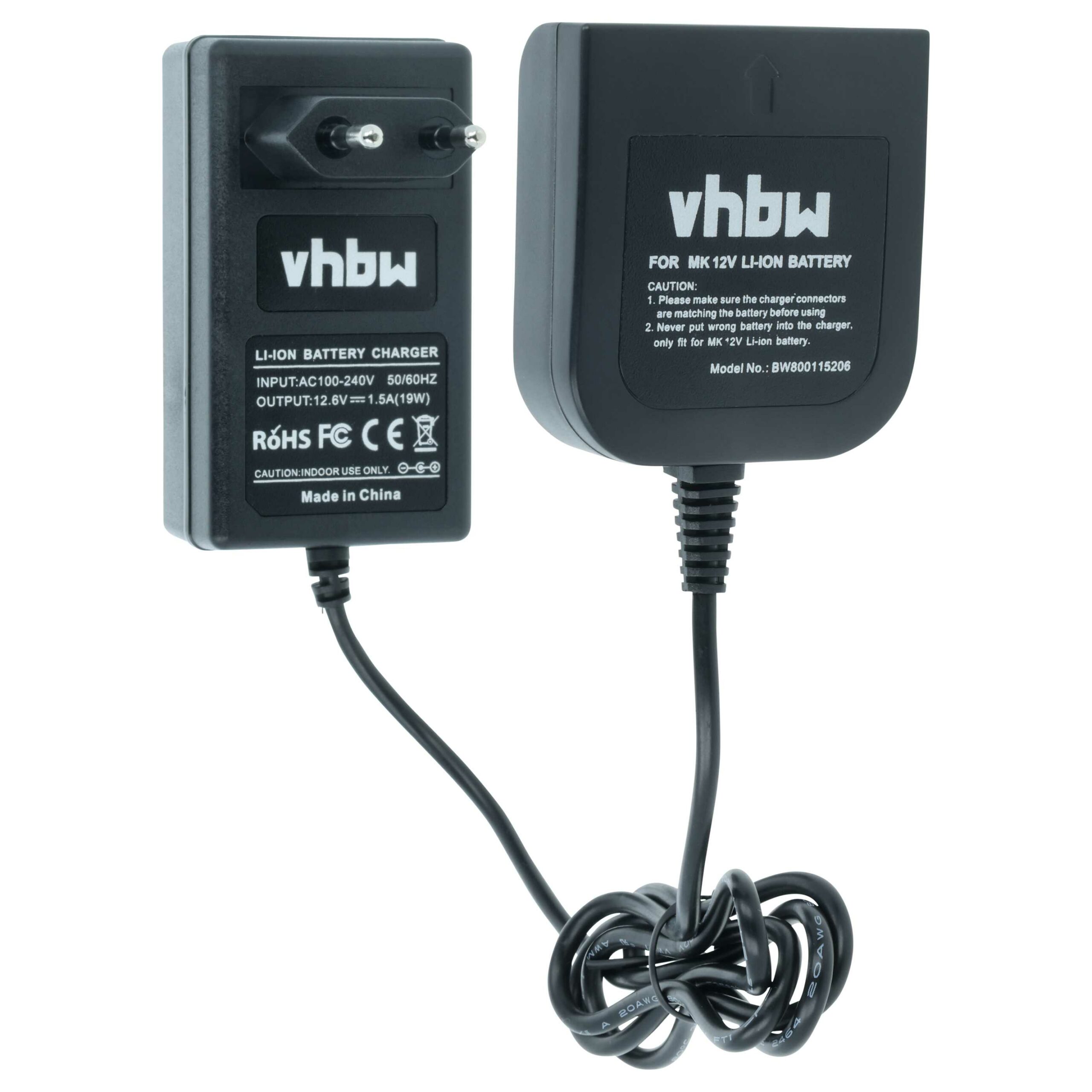 Carregador vhbw para baterias Makita CT226 Li-Ion 12V - Image 3