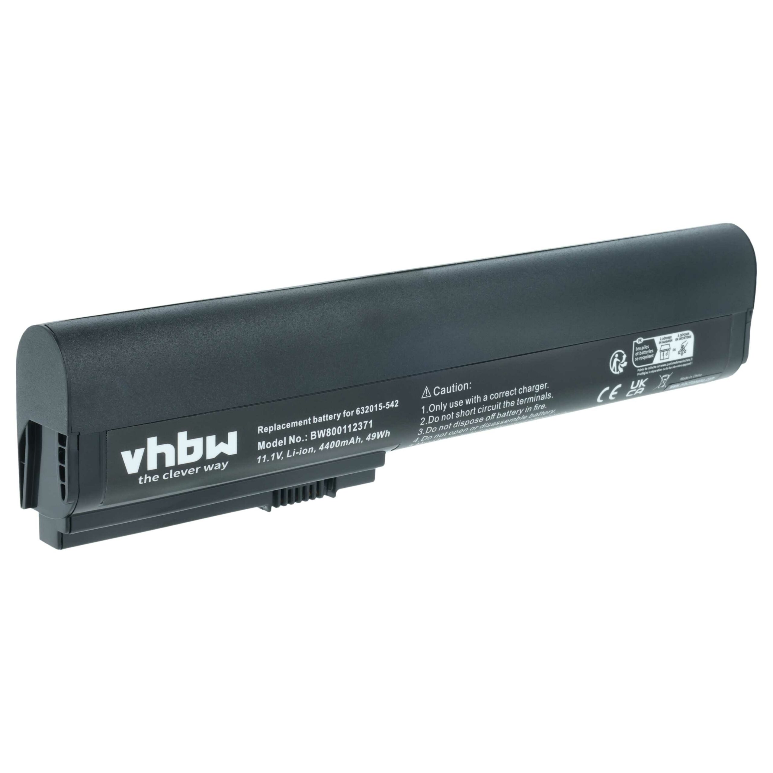 Bateria para Portátil vhbw HP EliteBook 2560p, 2570p - 4400 mAh 11.1 V