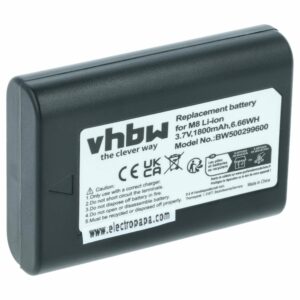 Bateria vhbw para Leica M8, M9 (1800mAh, 3.7V, Li-Ion)